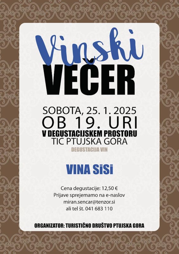 Vinski večer z Vini SiSi